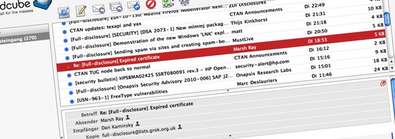 Jetzt richten Sie sich Ihre eigene Webmail-Umgebung per Knopfdruck im Hostingpaket ein Jetzt richten Sie sich Ihre eigene Webmail-Umgebung per Knopfdruck im Hostingpaket ein